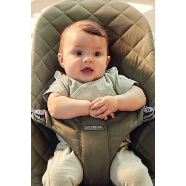 BabyBjörn Bliss Woven -stol, mørkegrøn
