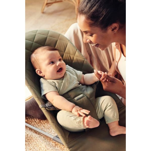 BabyBjörn Bliss Woven -stol, mørkegrøn