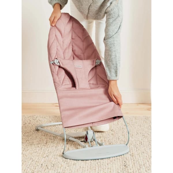 BabyBjörn Vävd - utbytesöverdrag för babysitter, dusty pink