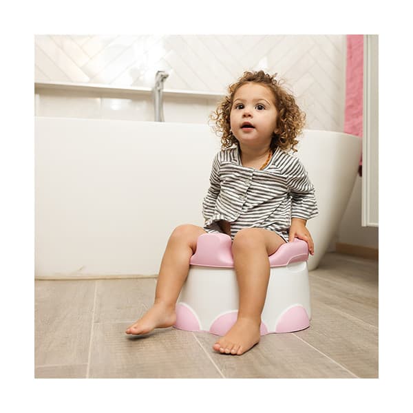 Bumbo Step N Potty - potta med stegpall, cradle pink