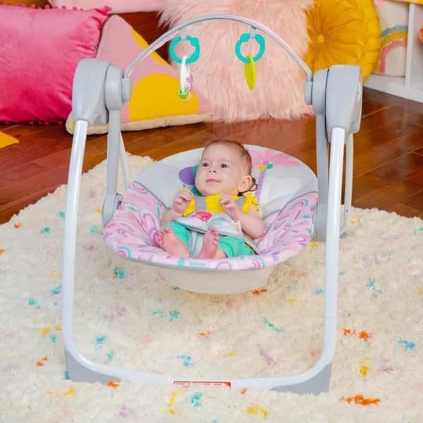 Baby Hængekøje Bright Starts Pink Paradise Pink