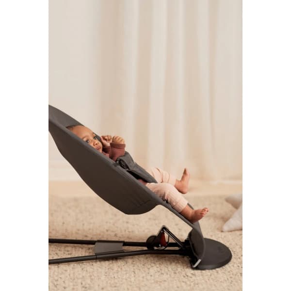 BabyBjörn Bouncer Balance Soft Woven -stol, jersey mørkegrå