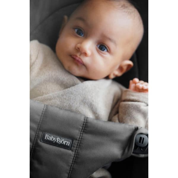 BabyBjörn Bouncer Balance Soft Woven -stol, jersey mørkegrå