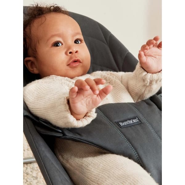 BabyBjörn Bliss Woven -stol, Antracit, bladmönster
