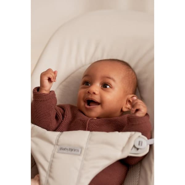 BabyBjörn Bouncer Balance Soft Woven -stol, jersey lysbeige
