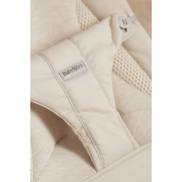BabyBjörn Bouncer Balance Soft Woven -stol, jersey lysbeige