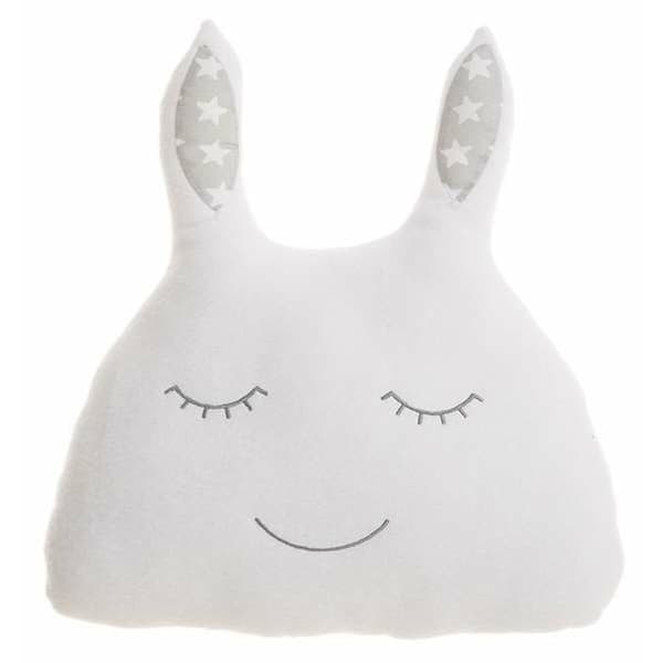 Kudde Vit 36 x 34 cm Kanin
