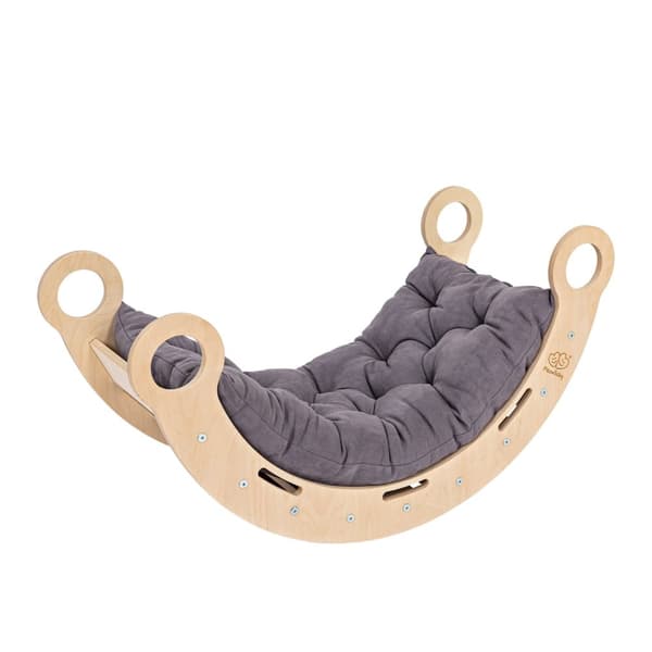 Large Dream Rocker Naturligt Træ & Rutsjebane