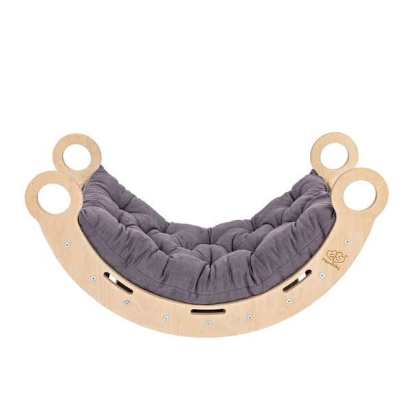 Large Dream Rocker Naturligt Træ & Rutsjebane