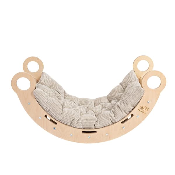 Large Dream Rocker Naturligt Træ & Rutsjebane