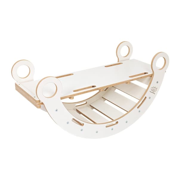 Small Dream Rocker Hvidt Træ & Rutsjebane