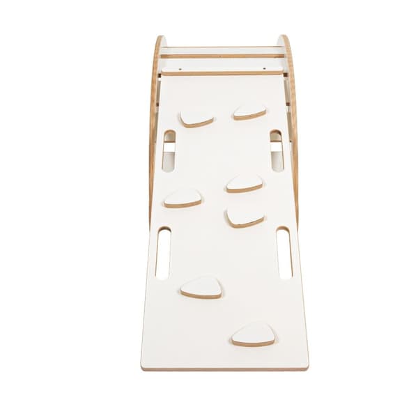 Stor Dream Rocker Hvid Træ & Stige Beige