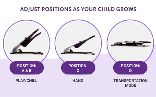 Ergonomisk babysitter anpassad för känslig babyhud „Tavalax“