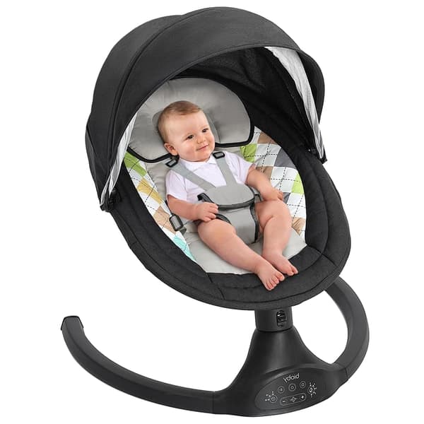 Baby Rocker Elektrisk babygynge med musik 5 vibrationsamplituder Timing ...