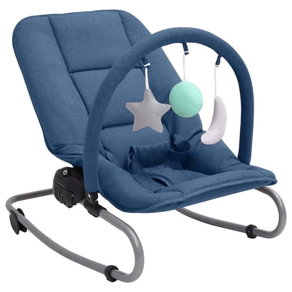 Babysitter marinblå stål