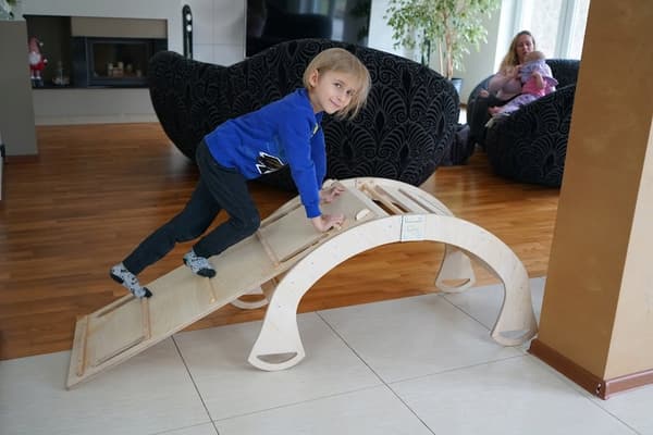 3-i-1 platformskrydsfiner 15 mm til Montessori M gyngestol
