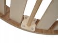 Miniatyrbillede 5 af 11: Montessori gyngestol i træ til børn, stor, massiv liggestol, foldbar, lakeret PL