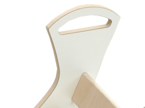 Montessori-gunga med kudde i trä, stor för barn, hopfällbar, massiv PL