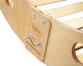 Miniatyrbillede 9 af 10: Montessori trægyngestol med XXL hynde stor til børn foldbar liggestol PL