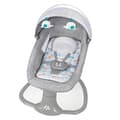 Miniatyrbild 1 av 2: Elektrisk Babygunga, 5-hastighets justerbar gunga, Bluetooth-musikfunktionalitet,Grå