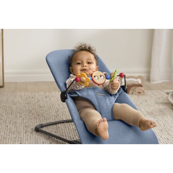 BabyBjörn Bouncer Bliss Woven sitteri, Blue