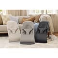 Pikkukuva 3 / 7: BabyBjörn Bouncer Balance Soft Woven Mélange sitteri, Dark Grey/Grey