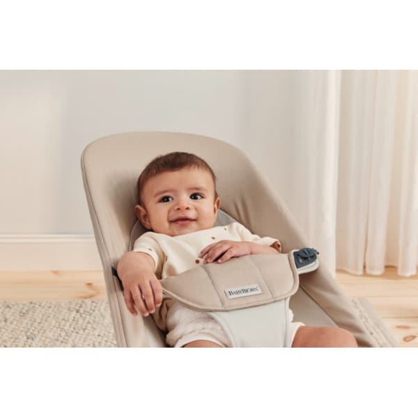 BabyBjörn Bouncer Balance Soft Woven Mélange sitteri, Khaki/Beige