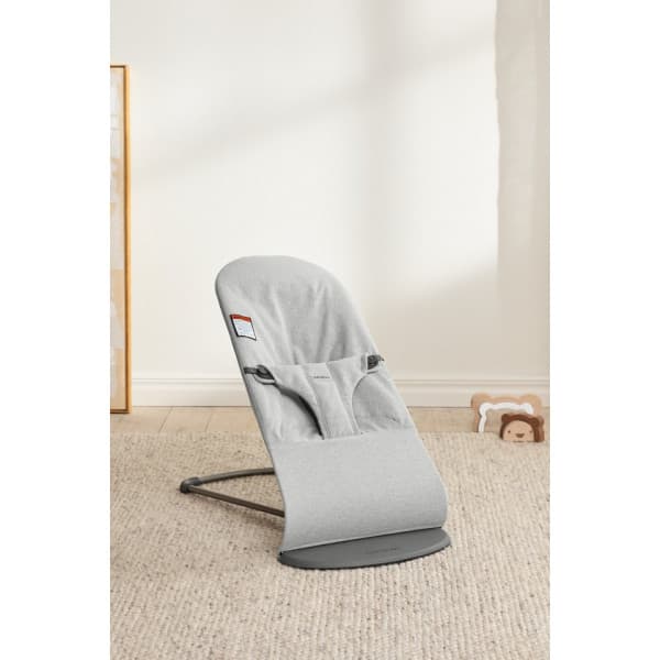 BabyBjörn Bouncer Bliss Woven Mélange sitteri, Light grey