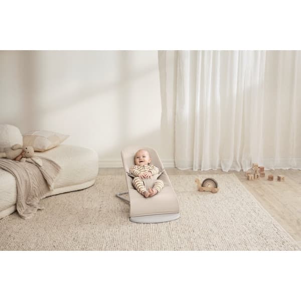 BabyBjörn Bouncer Bliss Woven sitteri, Light beige