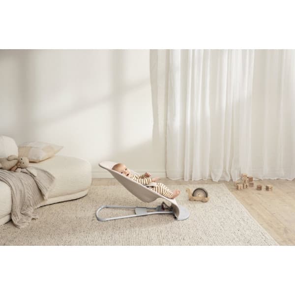 BabyBjörn Bouncer Bliss Woven sitteri, Light beige