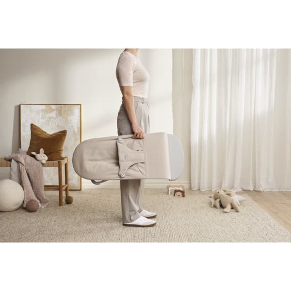 BabyBjörn Bouncer Bliss Woven sitteri, Light beige