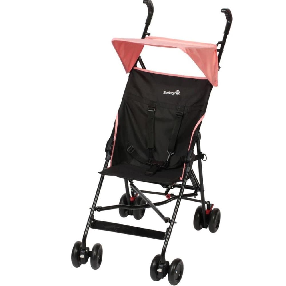 Safety 1st Barnevogn med solskjerm Peps svart og rosa 1182326000