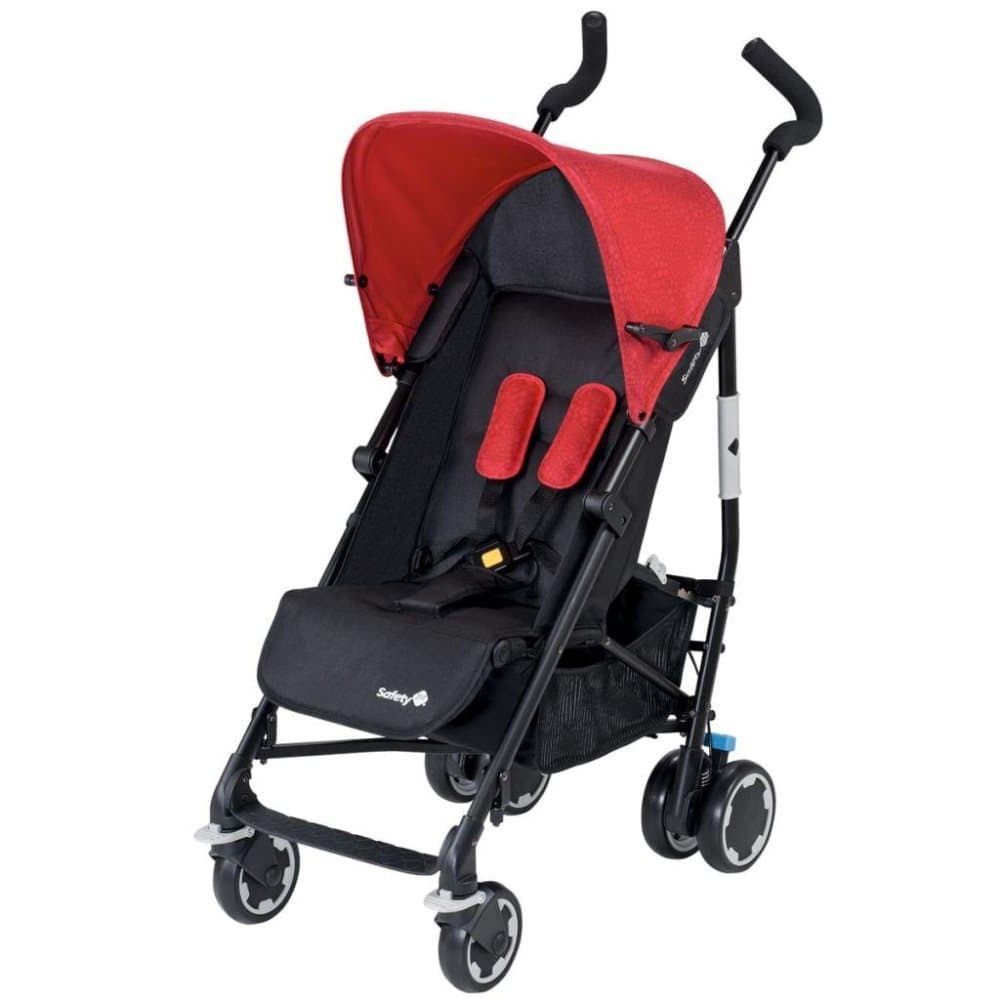 Safety 1st Barnevogn Compa City svart og rød 12609450