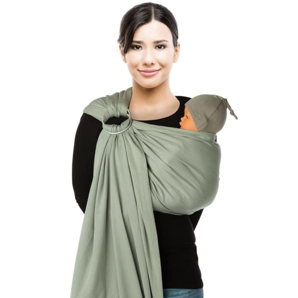 Babylonia BB-SLING Baby bæresjal grå-lilla BDDSL PAD 990