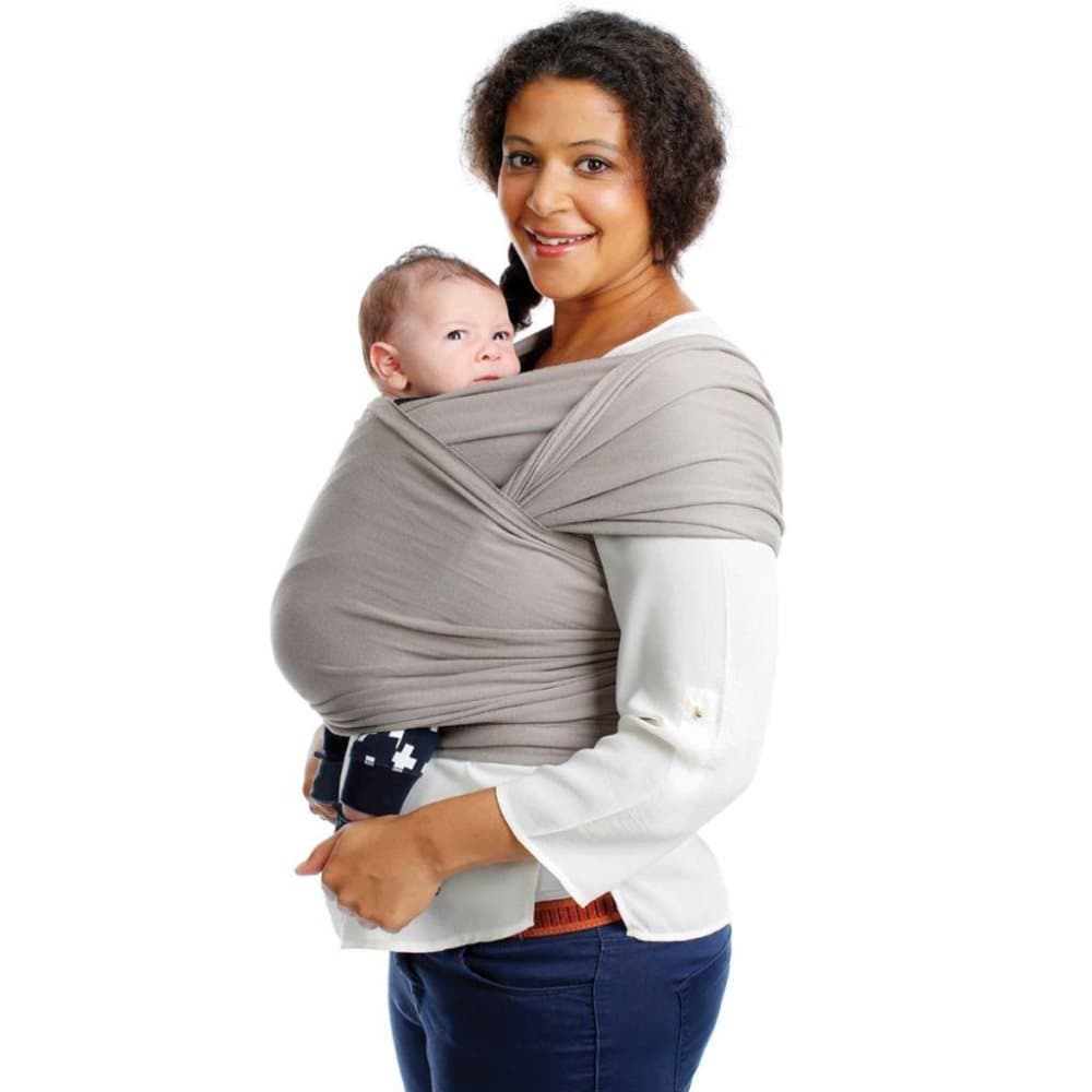 Babylonia Bæresjal for baby Tricot-Slen Organic lysegrå BDDTS 1 941