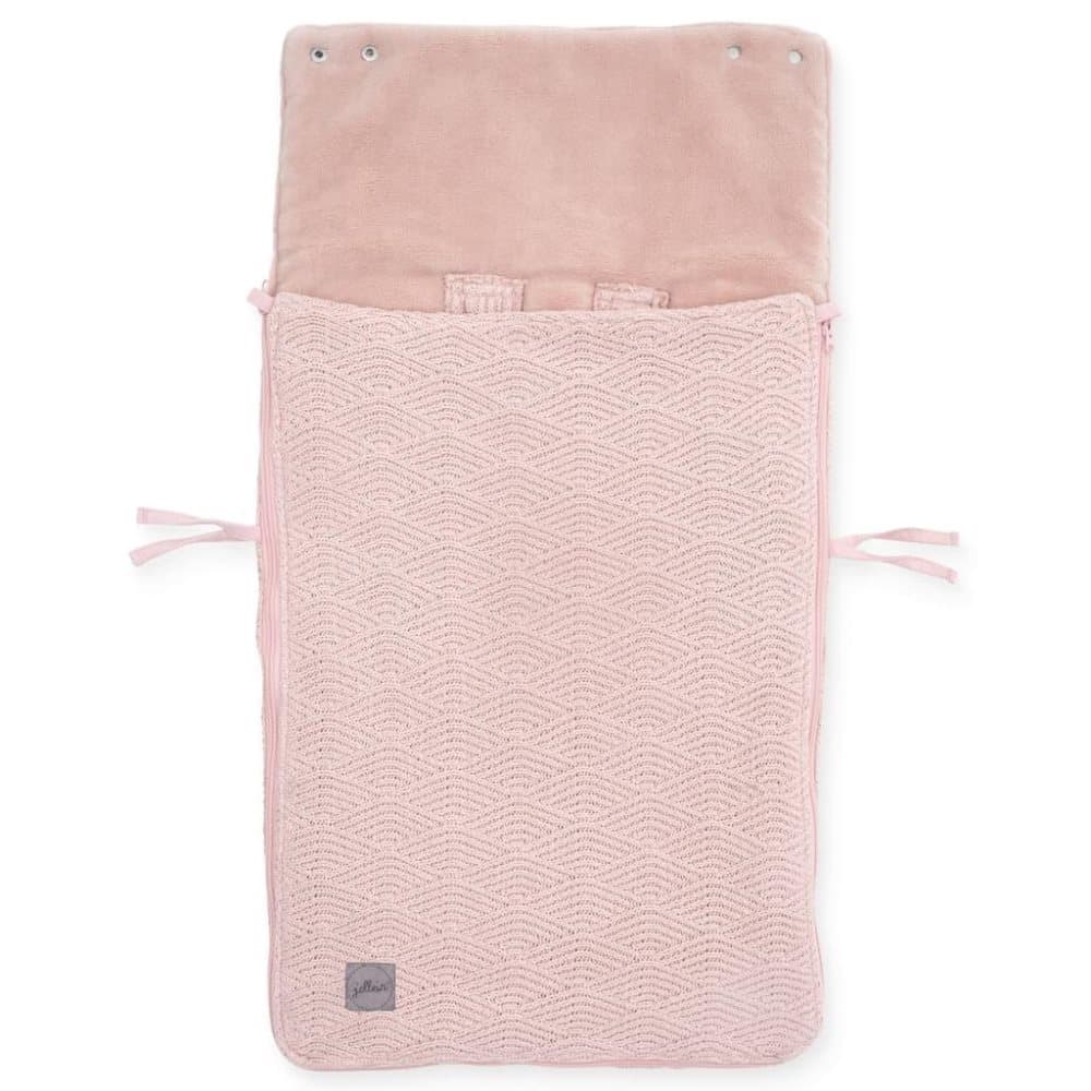 Jollein Babypose River Knit blek rosa