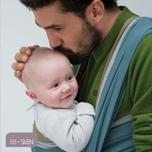 Bärsele - Babylonia Bärselar - Modell BB-SLEN - Bärsele - 100 % ekologisk bomull - 490 cm - Campanula Blue