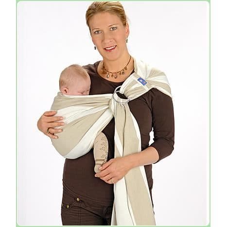 Ring Sling Hoppediz Cairo - Beige - Blandat - 0 månader - Födelse - Brun