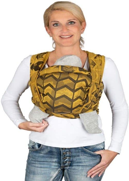 Hoppediz - l-j-ams-yel - Bärsele, nyfödda från födseln (3-30 kg), 100% bomull, Amsterdam gul 4,60 m