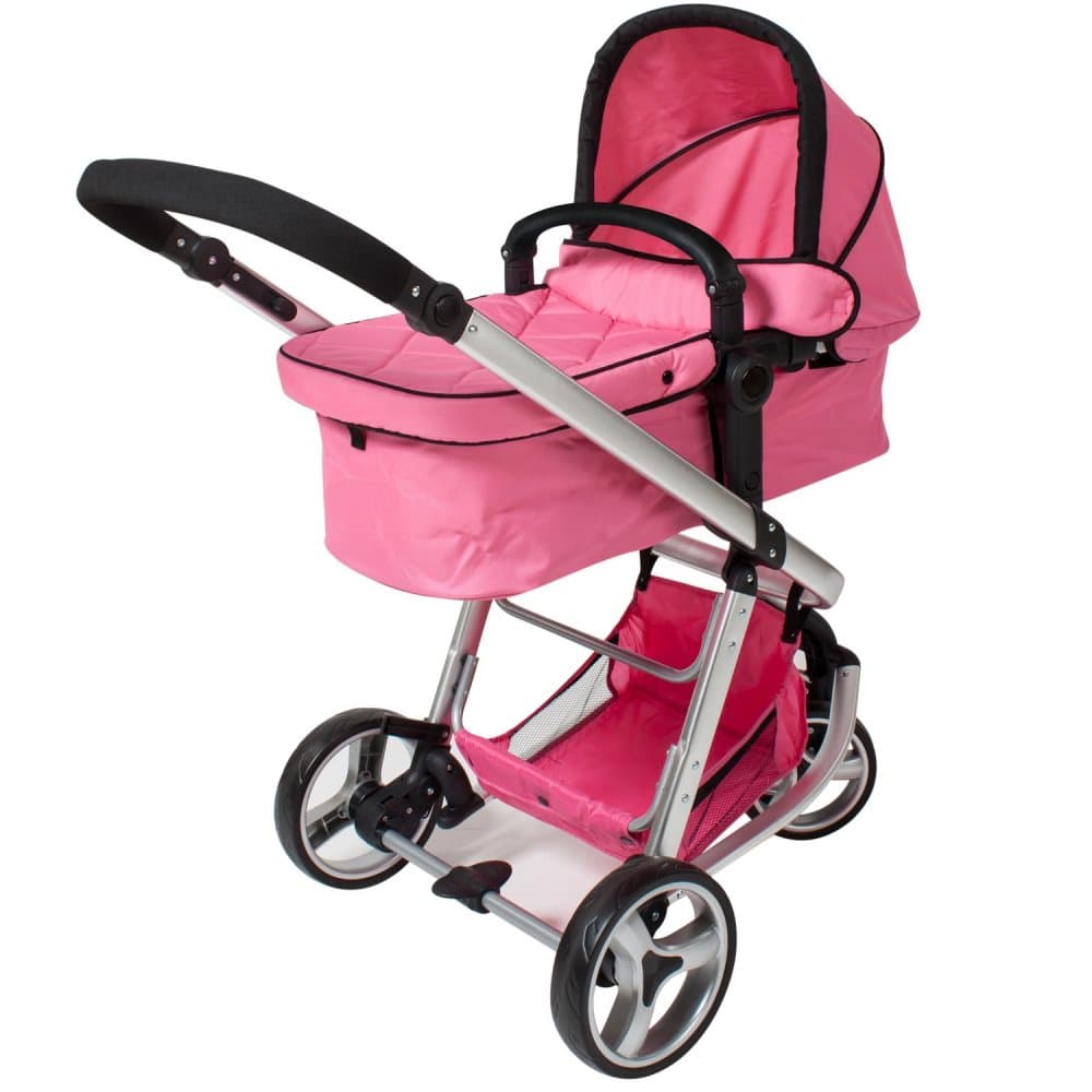 Barnvagn 3-hjulig - pink
