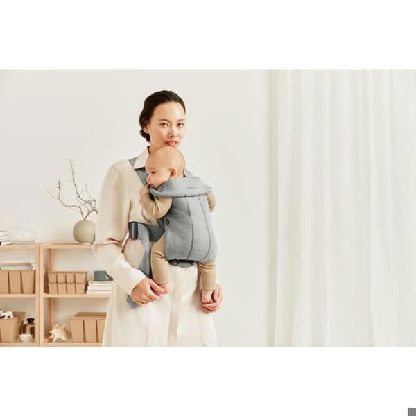 Mini bärsele - BABYBJÖRN - Ljusgrå - Ergonomisk - Blandad