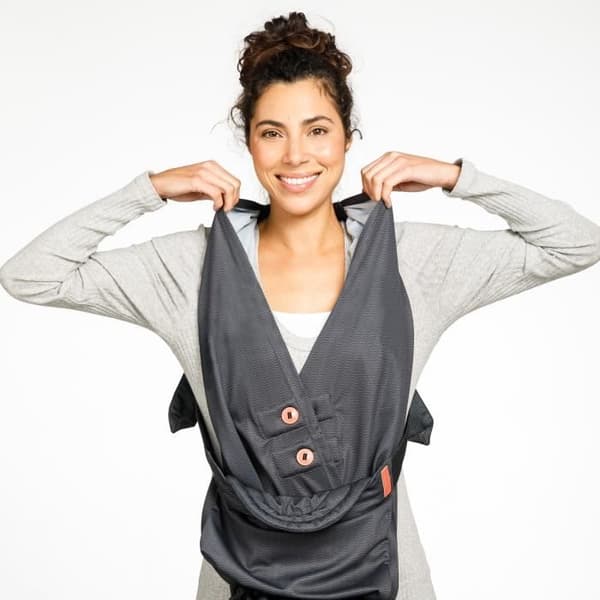 Baby Porte Infantino Hug & Cuddle - Att sätta på - 3 till 11,8 kg - Portage Scarf System - Födelse