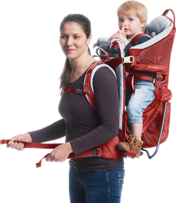 Deuter Kid Comfort Active SL Bæresele rygsæk Polyamid Rød