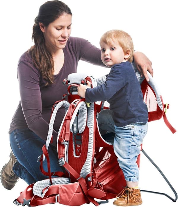 Deuter Kid Comfort Active SL Bæresele rygsæk Polyamid Rød