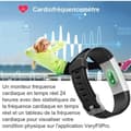 Miniatyrbild 3 av 4: Connected Watch - Pulsmätare - IP67 Vattentät - Svart