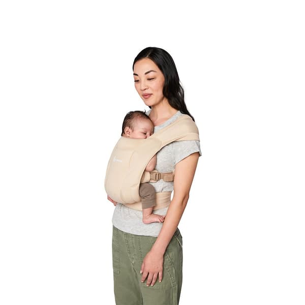 Ergobaby Vauvan Kantolaukku Embrace Newborn Soft Air Mesh Beige