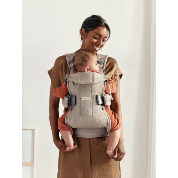 BabyBjörn Carrier One Air -bärsjal, Grå Beige 3D Mesh