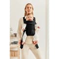 Miniatyrbillede 6 af 10: BabyBjörn Mini Woven -bæresele, black