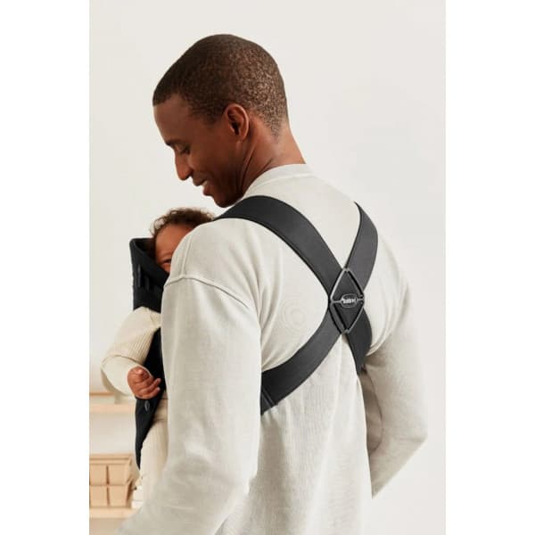 BabyBjörn Mini Woven -bæresele, black