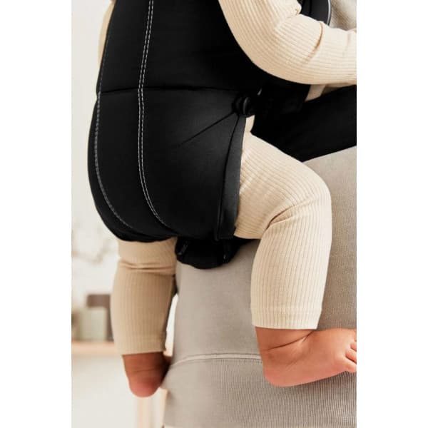 BabyBjörn Mini Woven -bæresele, black